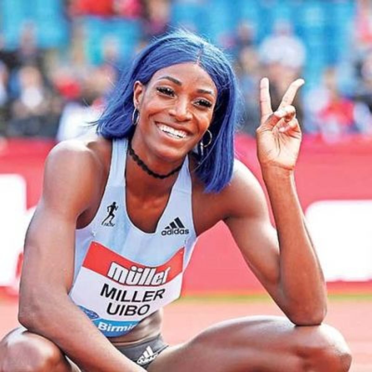The 27-year old daughter of father (?) and mother(?) Shaunae Miller-Uibo in 2022 photo. Shaunae Miller-Uibo earned a  million dollar salary - leaving the net worth at  million in 2022